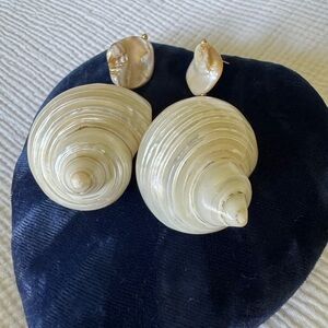 Large Shell Earrings